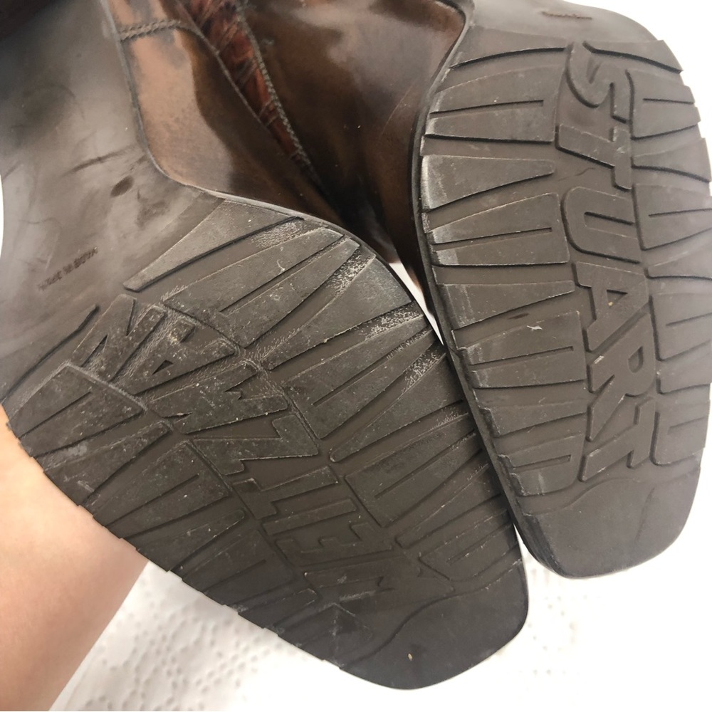 Stuart weitzman croc heeled boots, NWOT - Picture 11 of 16